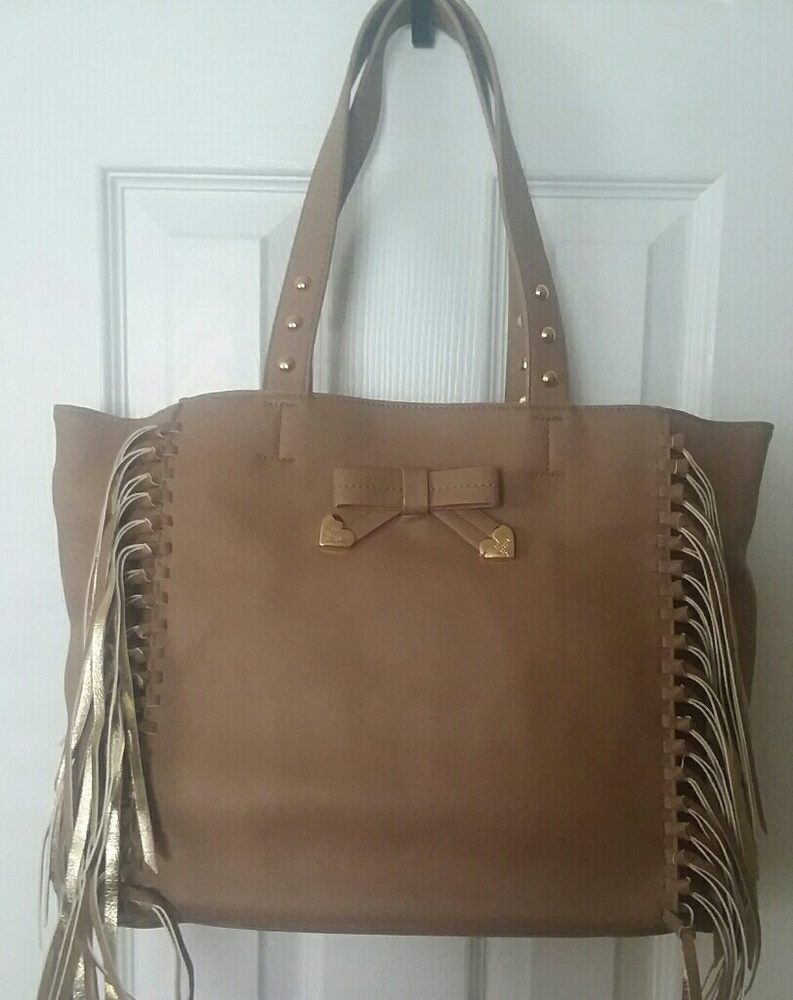 Betsey Johnson Fringe Shoulder Bag